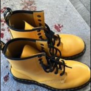 Brand new yellow Dr. Martens
